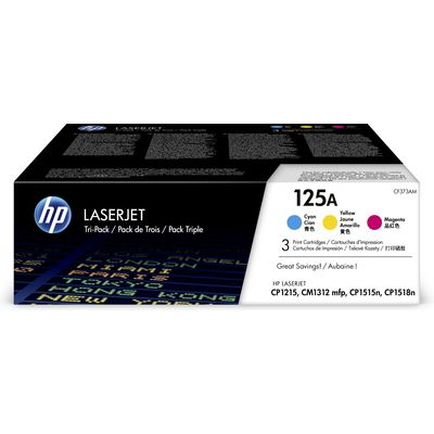 HP 125A (CF373AM) - 3-couleurs - Toner - Multipack