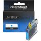 PrintAbout Huismerk vervangt Brother LC-125XLC Inktcartridge Cyaan Hoge capaciteit