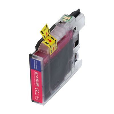 PrintAbout Huismerk vervangt Brother LC-125XLM Inktcartridge Magenta Hoge capaciteit