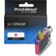 PrintAbout Huismerk vervangt Brother LC-125XLM Inktcartridge Magenta Hoge capaciteit