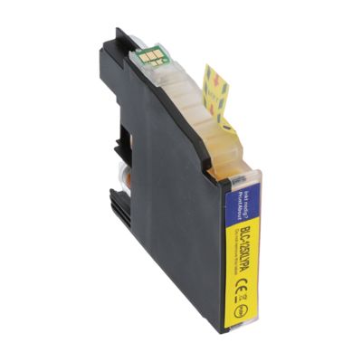 PrintAbout Huismerk vervangt Brother LC-125XLY Inktcartridge Geel Hoge capaciteit