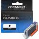 Huismerk Canon CLI-551BK XL Inktcartridge Zwart Hoge capaciteit