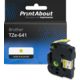 Ruban compatible Brother TZe-641 - (18 mm) - Noir sur jaune