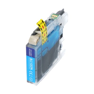 PrintAbout Huismerk vervangt Brother LC-123C Inktcartridge Cyaan