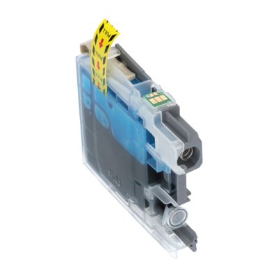PrintAbout Huismerk vervangt Brother LC-123C Inktcartridge Cyaan