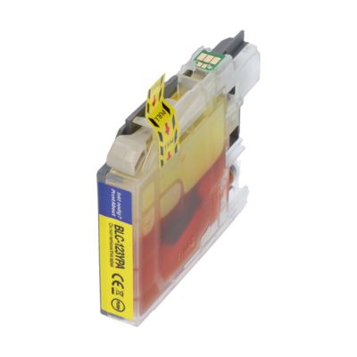 PrintAbout Huismerk vervangt Brother LC-123Y Inktcartridge Geel