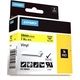 Dymo 1805431 Tape Zwart op geel (24 mm)