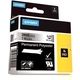 Dymo 1805434 Tape Zwart op metallic (24 mm)