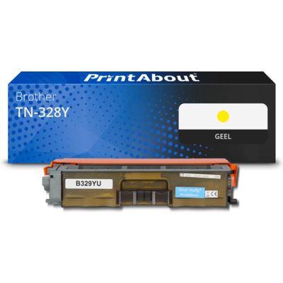 Huismerk Brother TN-328Y Toner Geel Extra hoge capaciteit