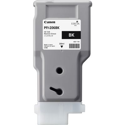 Canon PFI-206BK Inktcartridge Zwart