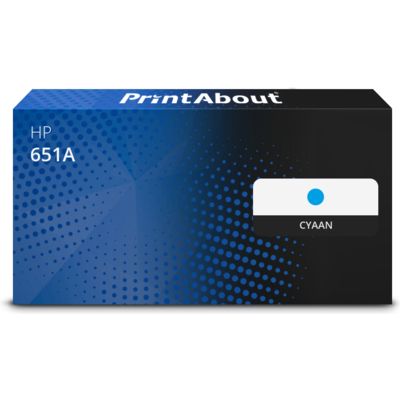 Huismerk HP 651A (CE341A) Toner Cyaan