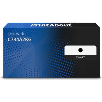 Huismerk Lexmark C734A2KG Toner Zwart