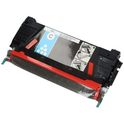 Toner compatible Lexmark C736H2CG - Cyan - Grande capacité