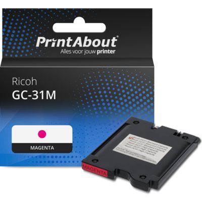 Huismerk Ricoh GC-31M (405690) Inktcartridge Magenta