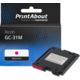 Cartouche compatible Ricoh GC-31M (405690) - Magenta