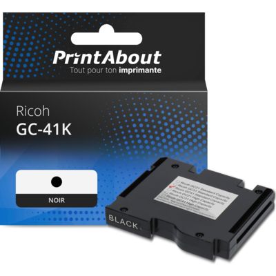 Cartouche compatible Ricoh GC-41K (405761) - Noir