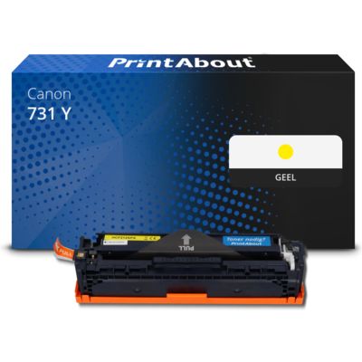 Huismerk Canon 731 Y Toner Geel