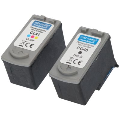 Huismerk Canon PG-40 / CL-41 Inktcartridge Zwart + 3 kleuren Multipack