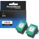 Cartouche compatible HP 344 (C9363EE) - 3-couleurs - Multipack