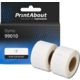 Étiquette compatible Dymo 99010 - (28 mm x 89 mm) 2 rouleaux - Noir sur blanc