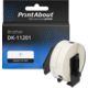 Huismerk Brother DK-11201 Etiket Zwart op wit (29 mm x 90  mm)