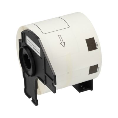 PrintAbout Huismerk vervangt Brother DK-11202 Etiket Zwart op wit (62 mm x 100  mm)