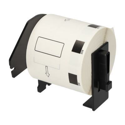 PrintAbout Huismerk vervangt Brother DK-11209 Etiket Zwart op wit (29 mm x 62  mm)