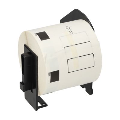 PrintAbout Huismerk vervangt Brother DK-11209 Etiket Zwart op wit (29 mm x 62  mm)