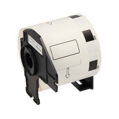 PrintAbout Huismerk vervangt Brother DK-11209 Etiket Zwart op wit (29 mm x 62  mm)