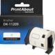 Étiquette compatible Brother DK-11209 - (29 mm x 62 mm) - Noir sur blanc
