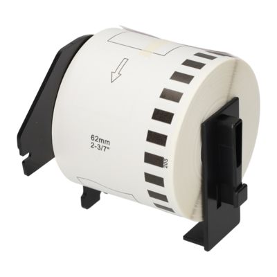 Étiquette compatible Brother DK-22205 - (62 mm) - Noir sur blanc
