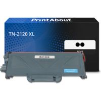 Toner Brother TN-2120 XL Noir Extra Haute Capacité de marque propre 2x - Multipack