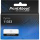 Huismerk Dymo 11353 (S0722530) Etiket Zwart op wit (25 mm x 13 mm) 5 rollen