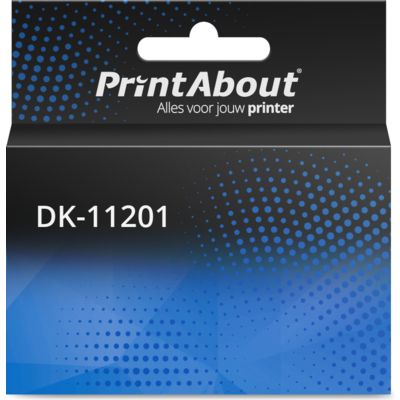PrintAbout Huismerk vervangt Brother DK-11201 Multipack (29 mm x 90 mm) 5 rollen