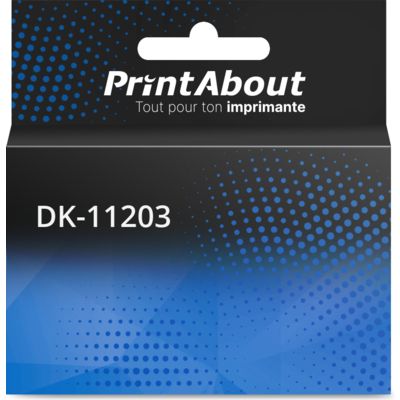 Produit compatible Brother DK-11203 - (17 mm x 87 mm) 5 rouleaux - Multipack