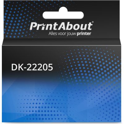 PrintAbout Huismerk vervangt Brother DK-22205 Multipack (62 mm) 5-pack