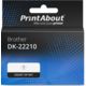 Huismerk Brother DK-22210 Etiket Zwart op wit (29 mm) 5-pack