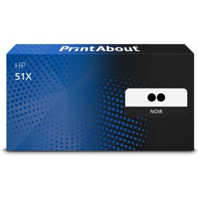 Toner compatible HP 51X (Q7551XD) - pack de 2 - Noir - Grande capacité - Multipack
