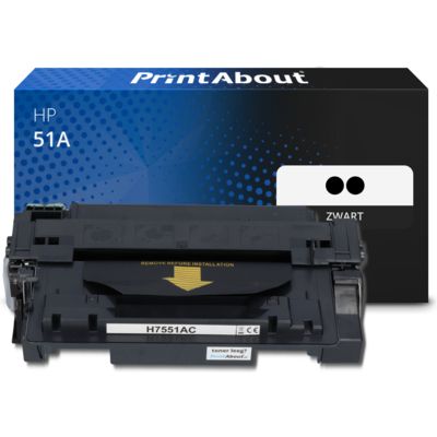 Huismerk HP 51A (Q7551AD) Toner 2x Zwart - Multipack