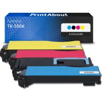 Toner compatible Kyocera TK-550K - 4 couleurs - Multipack