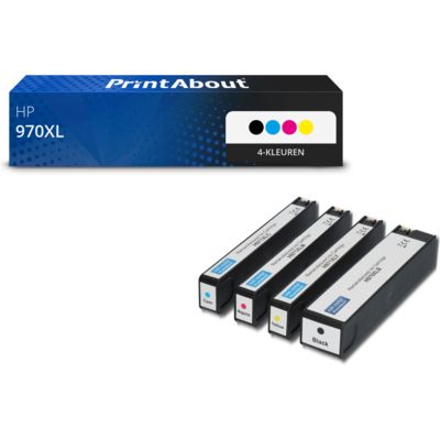 Huismerk HP 970XL (CN625AE) Inktcartridge 4-kleuren Multipack Hoge capaciteit