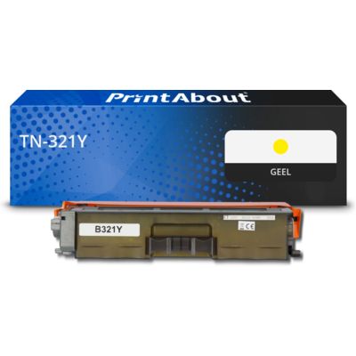 PrintAbout Huismerk vervangt Brother TN-321Y Toner Geel
