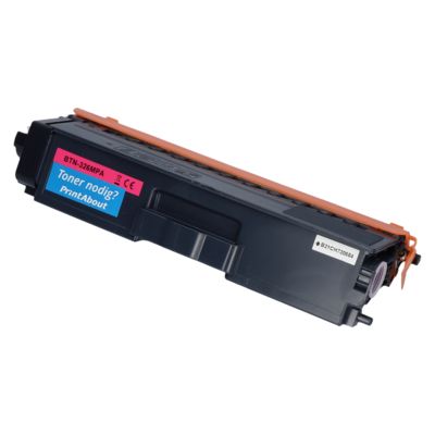 PrintAbout Huismerk vervangt Brother TN-326M Toner Magenta Hoge capaciteit