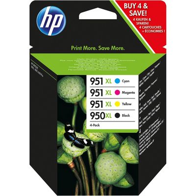 HP 950/951XL (C2P43AE) - 4 couleurs - Cartouche d'encre - Grande capacité - Multipack