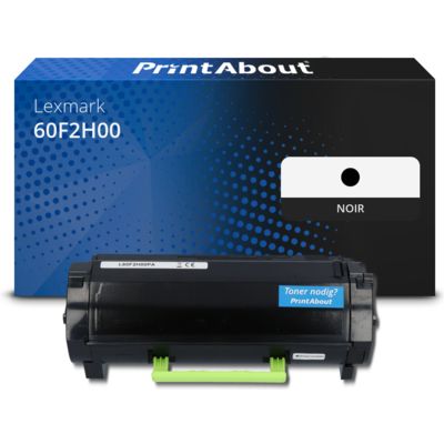 Toner compatible Lexmark 60F2H00 (602H) - Noir - Grande capacité