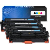 Huismerk HP 312X (CF380X) Toner 4-kleuren Multipack Hoge capaciteit