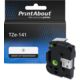 PrintAbout Huismerk vervangt Brother TZe-141 Tape Zwart op transparant (18 mm)