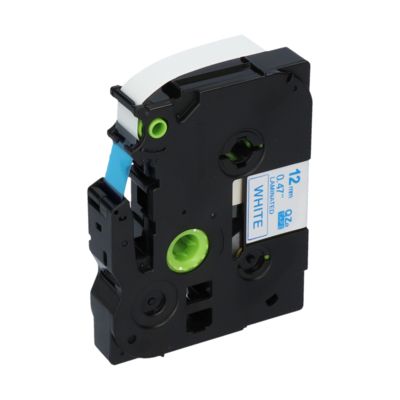 PrintAbout Huismerk vervangt Brother TZe-233 Tape Blauw op wit (12 mm)