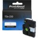 PrintAbout Huismerk vervangt Brother TZe-233 Tape Blauw op wit (12 mm)