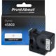 Huismerk Dymo 45803 (S0720830) Tape Zwart op wit (19 mm)